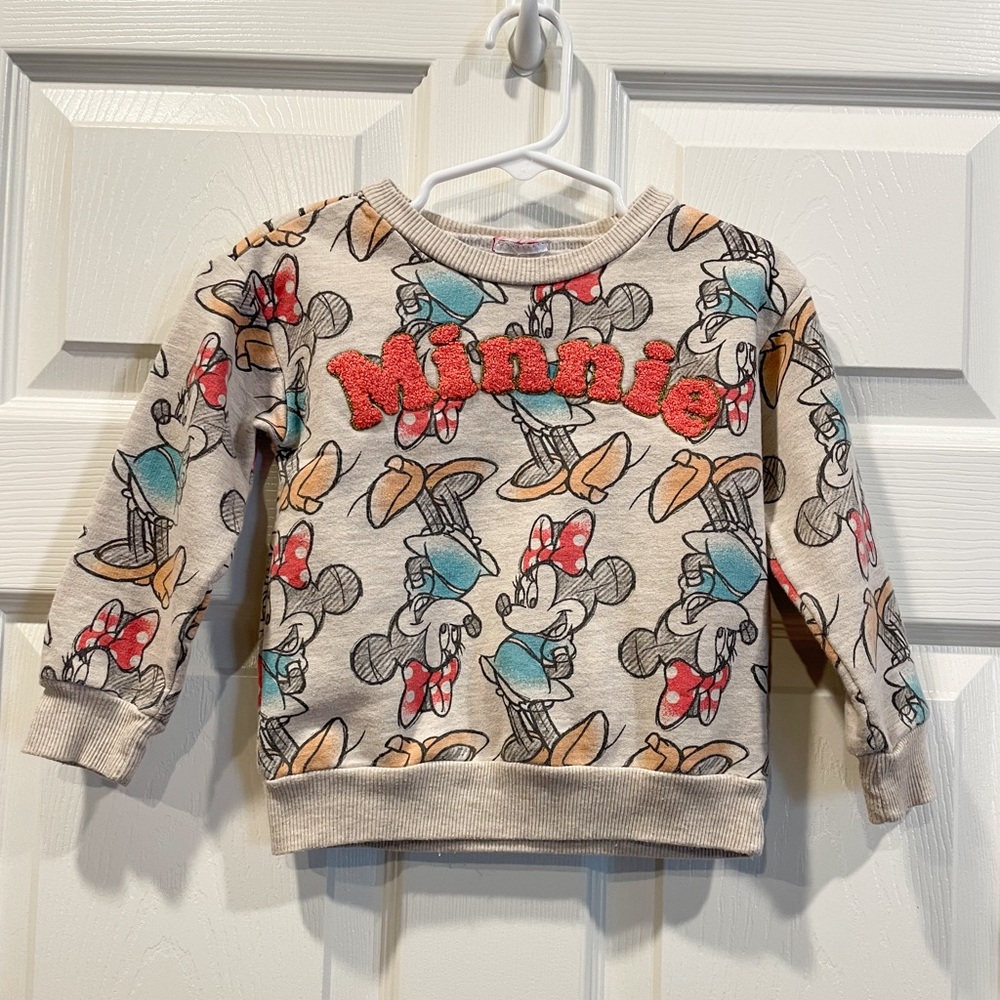 Toddler Girl Minnie Mouse Sweater